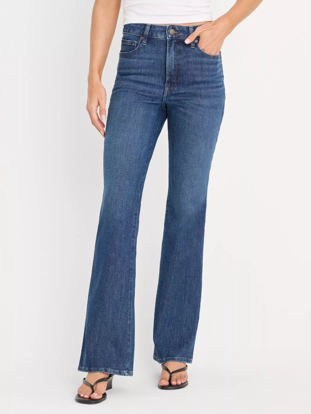 Good American Good Classic Bootcut Jeans Indigo 0/25